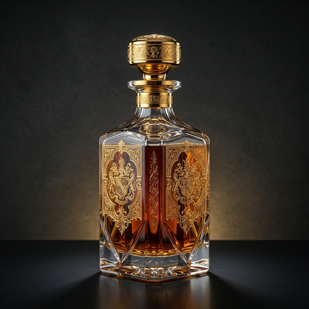 LiQ Very Rare Reserve decanter